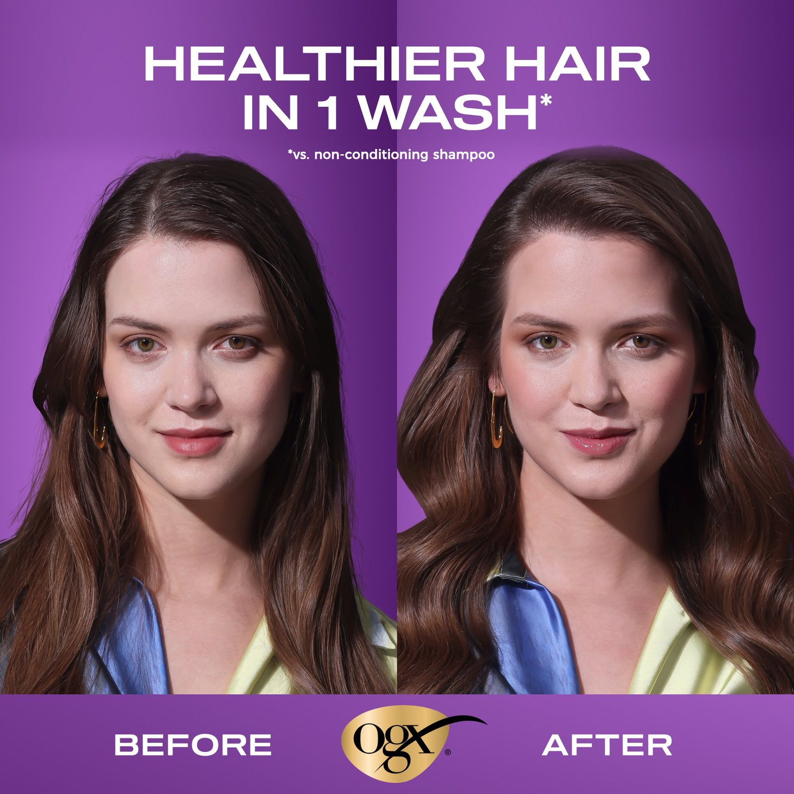 OGX Thick & Full + Biotin & Collagen Shampoo 385ml