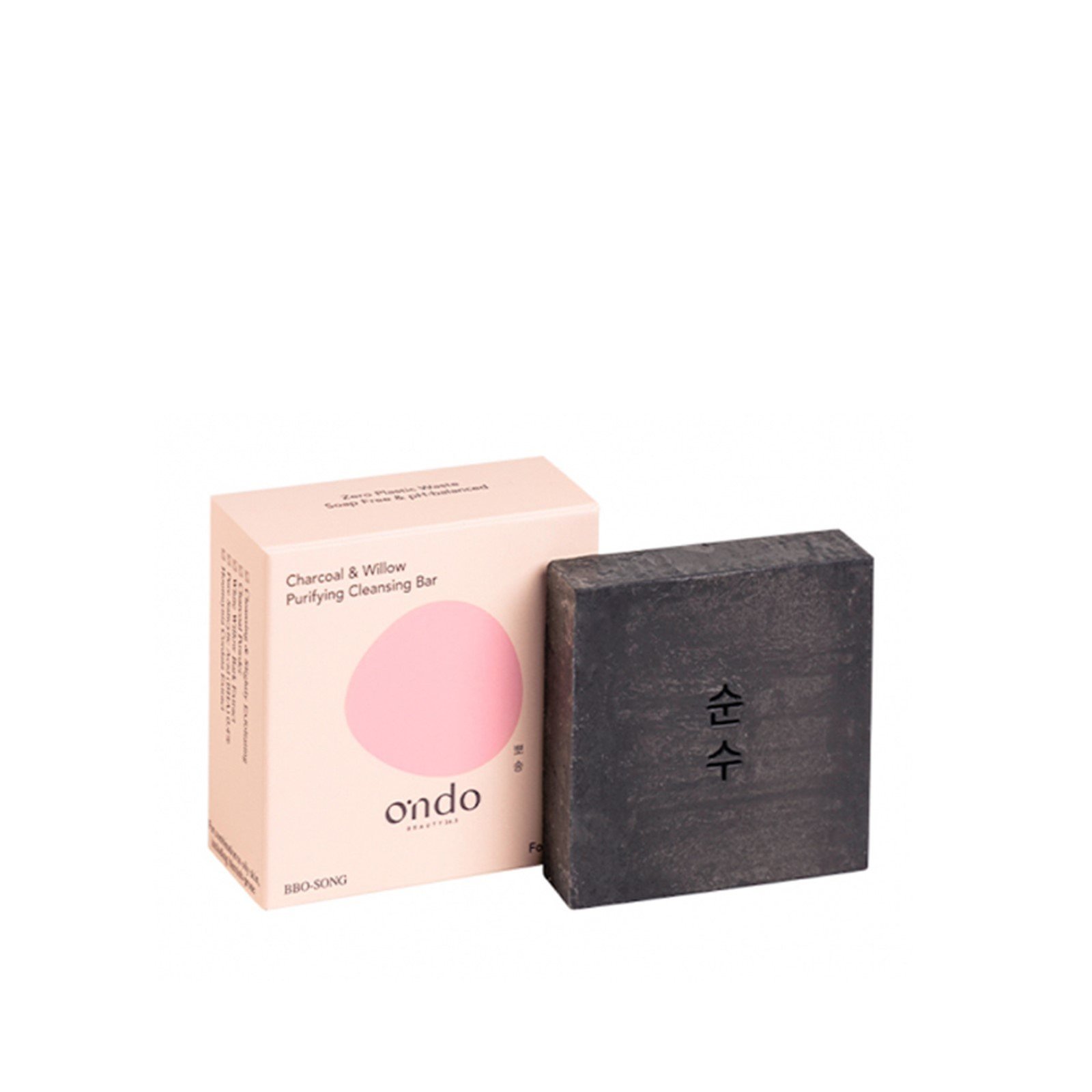Ondo Beauty 36.5 Charcoal & Willow Purifying Cleansing Bar 70g