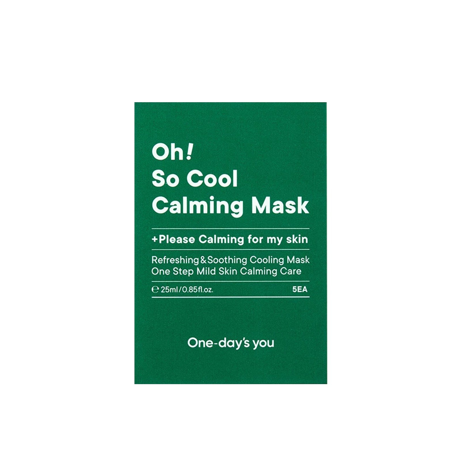 One-day's you Oh So Cool Calming Mask x5 (5x0.85 fl oz)