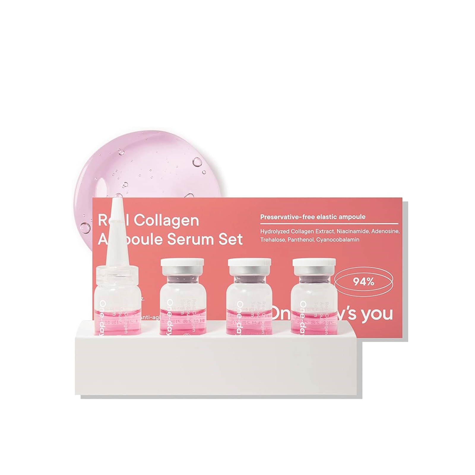 One-day's you Real Collagen Ampoule Serum Set 4x10ml