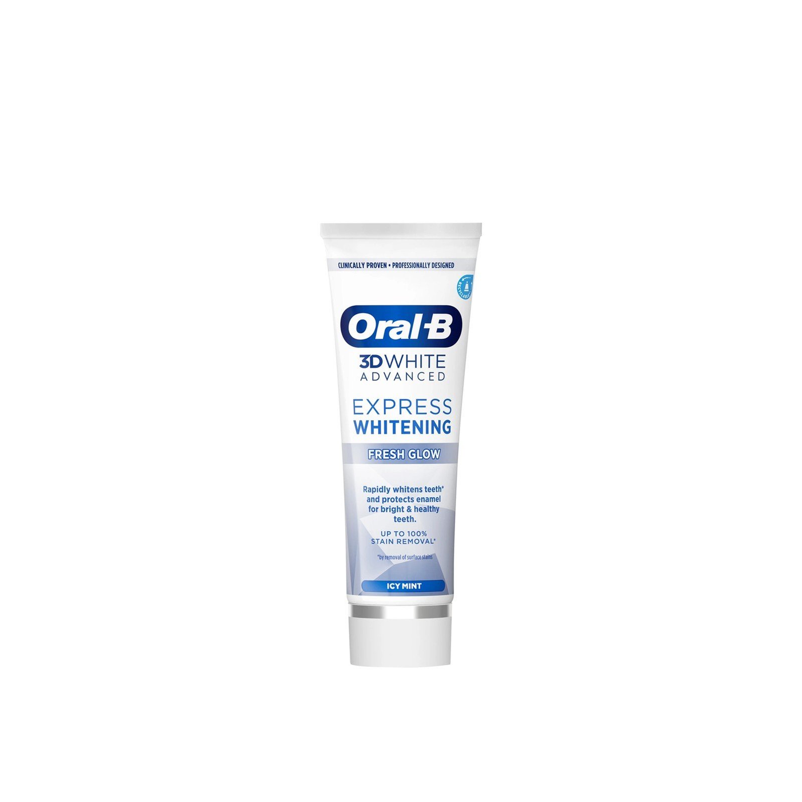 Oral-B 3D White Advanced Express Whitening Fresh Glow Icy Mint 75ml