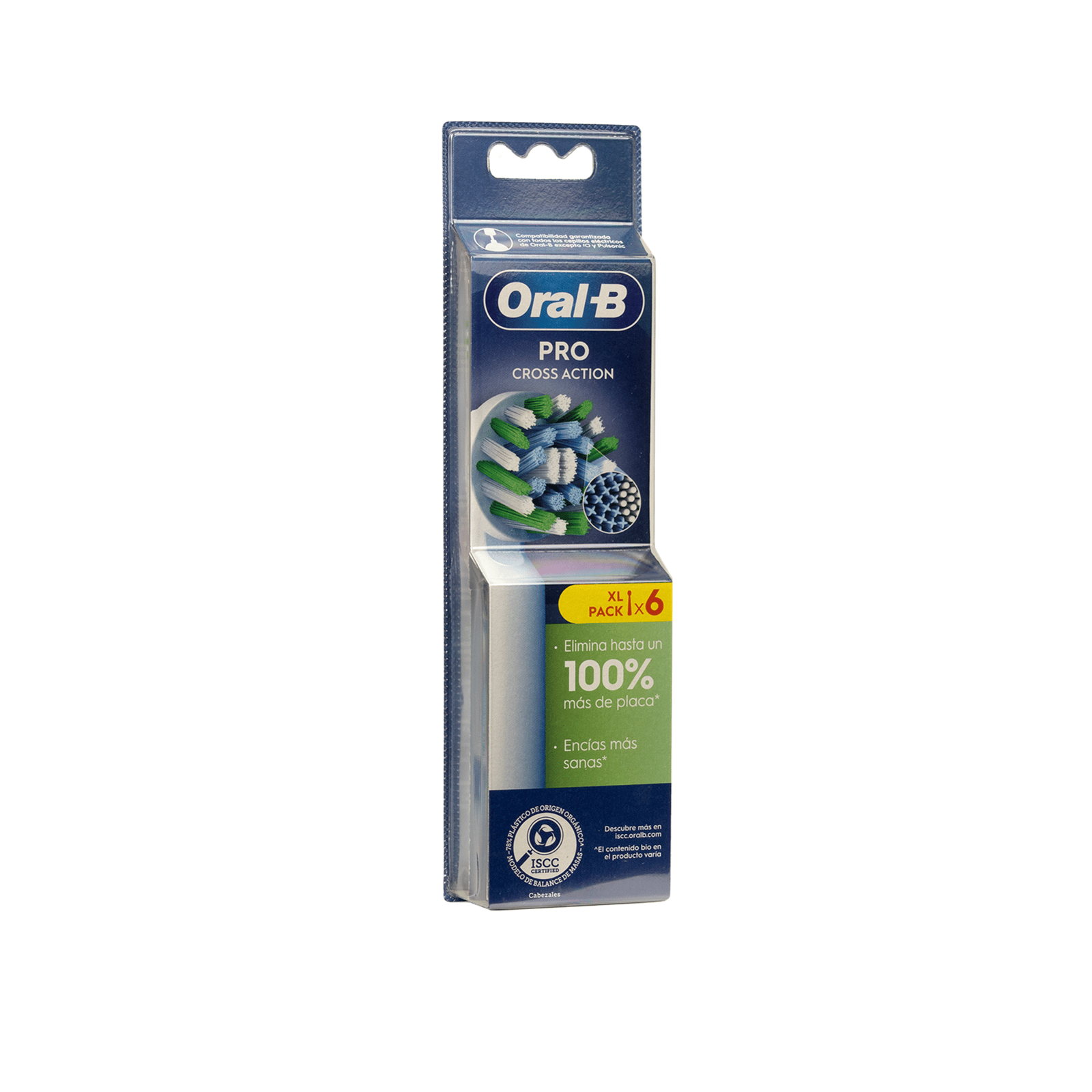 Oral-B Cross Action Replacement Head Electric Toothbrush x6