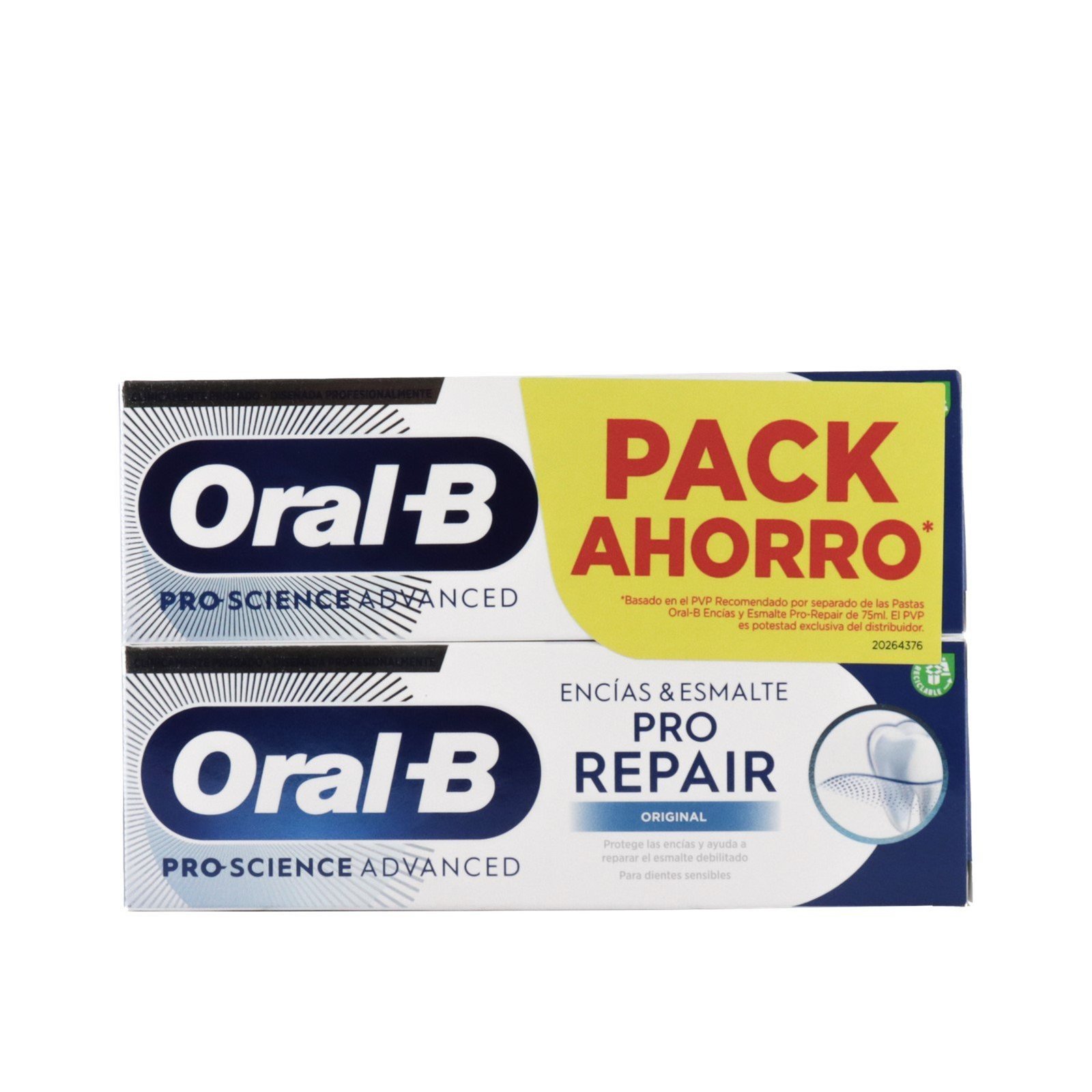 Oral-B Gum & Enamel Pro-Repair Original Toothpaste 75ml x2