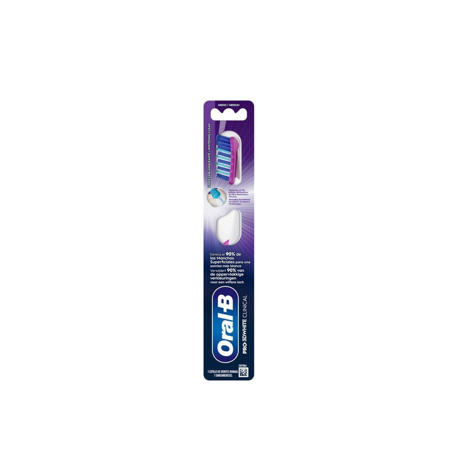 Oral-B Pro-3D White Clinical Toothbrush Medium