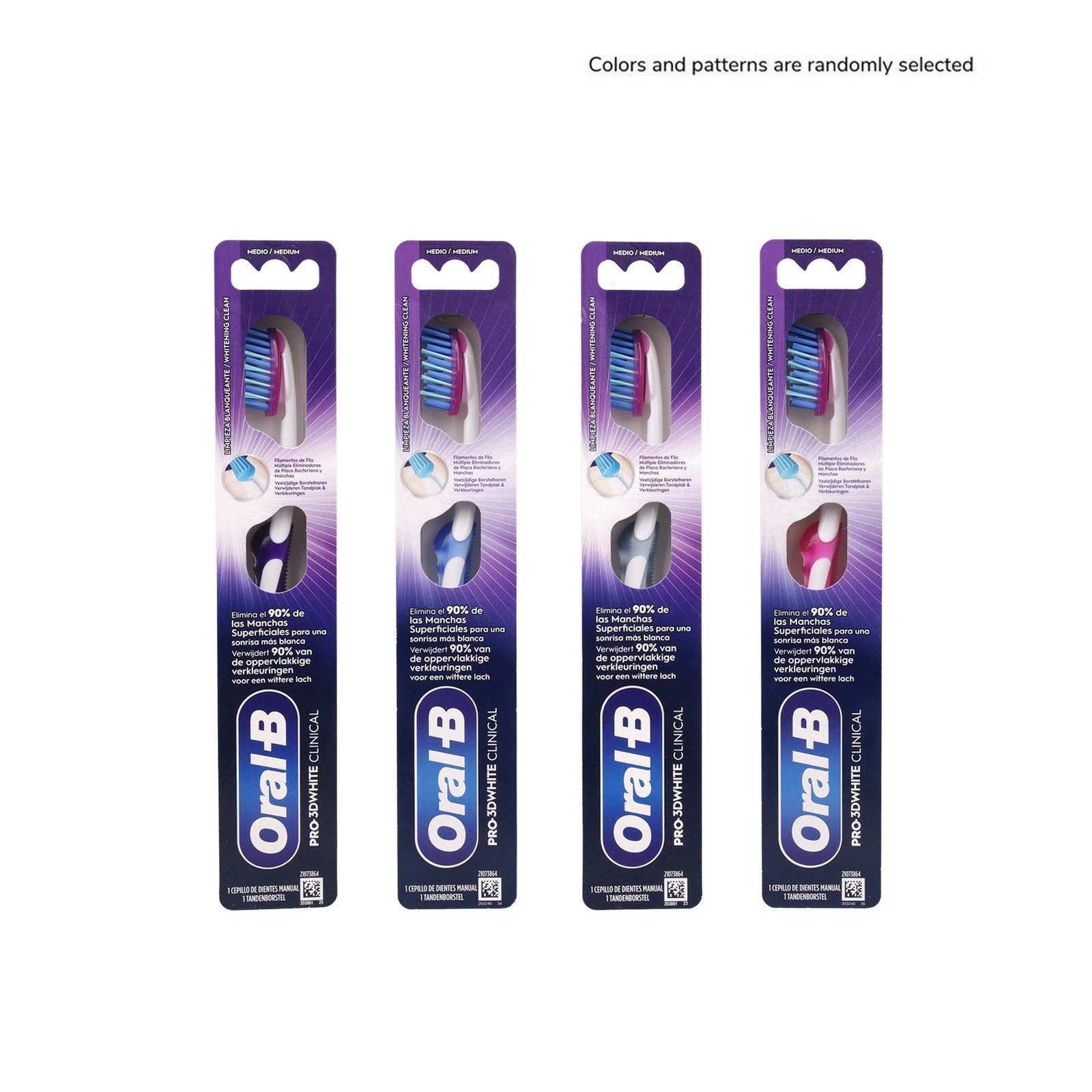 Oral-B Pro-3D White Clinical Toothbrush Medium