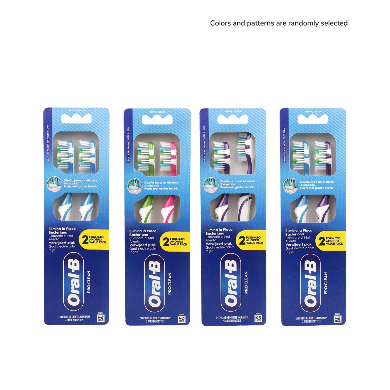 Oral-B Pro-Clean Toothbrush Medium x2