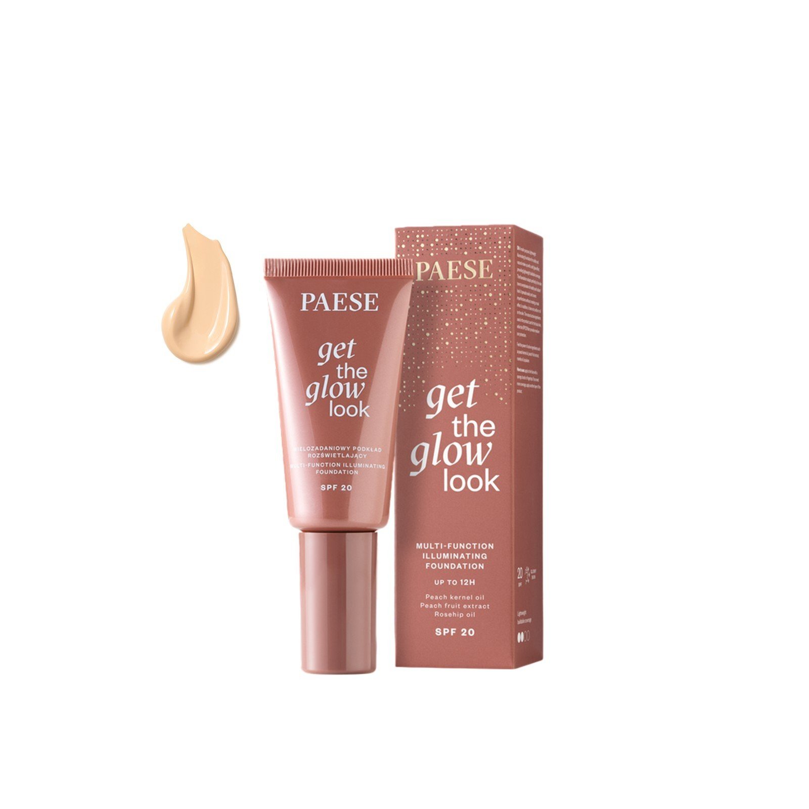 Paese Get The Glow Look Multi-Function Illuminating Foundation SPF20 1N Light Beige 30ml