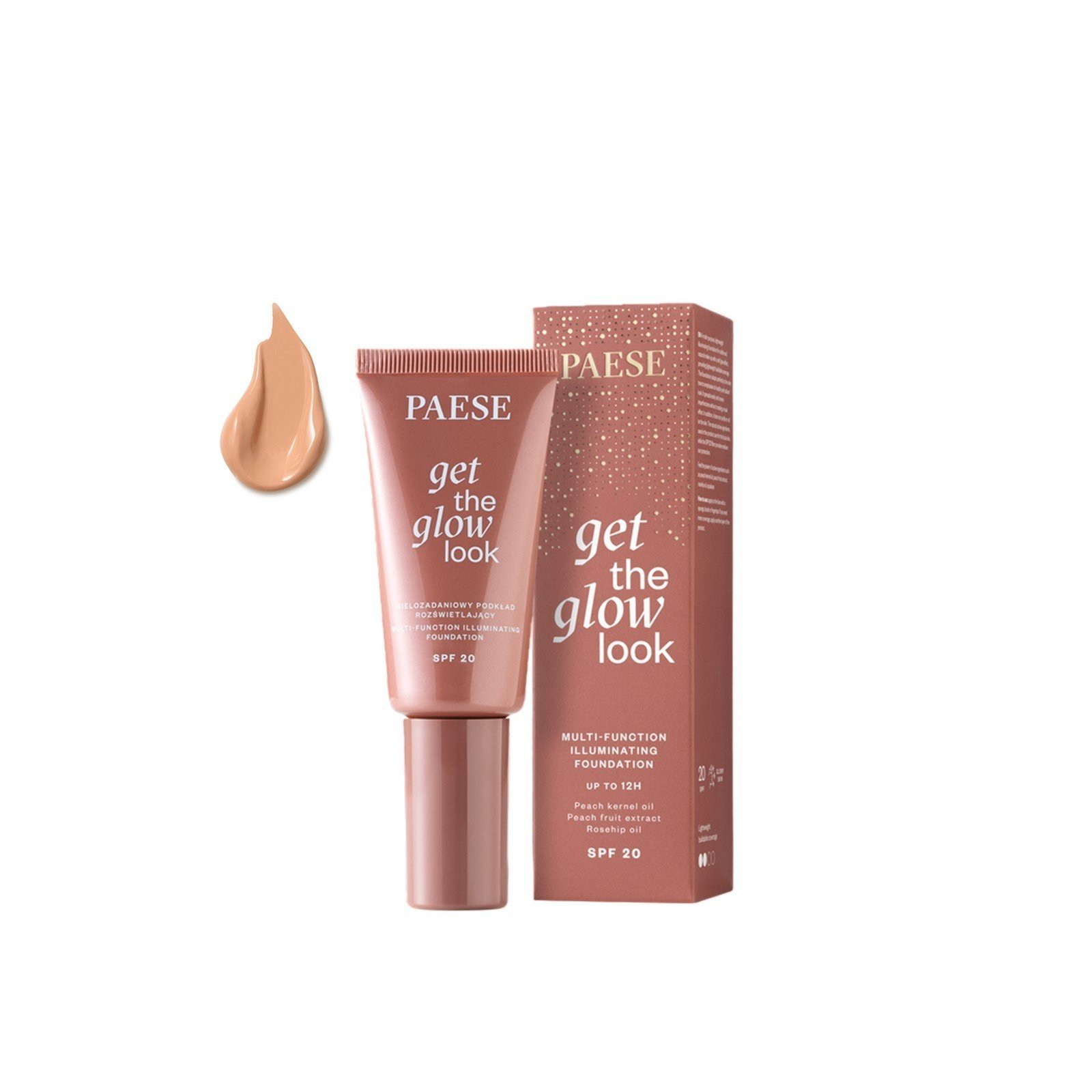 Paese Get The Glow Look Multi-Function Illuminating Foundation SPF20 3N Warm Beige 30ml