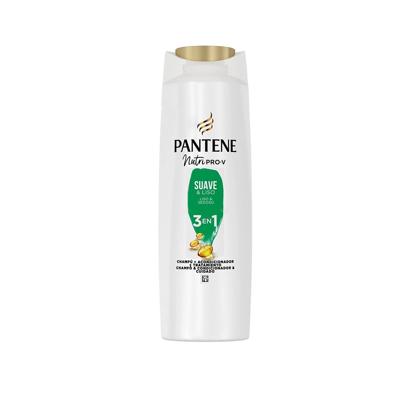 Pantene Nutri Pro-V Smooth & Sleek 3in1 Shampoo 600ml (20.2 fl oz)