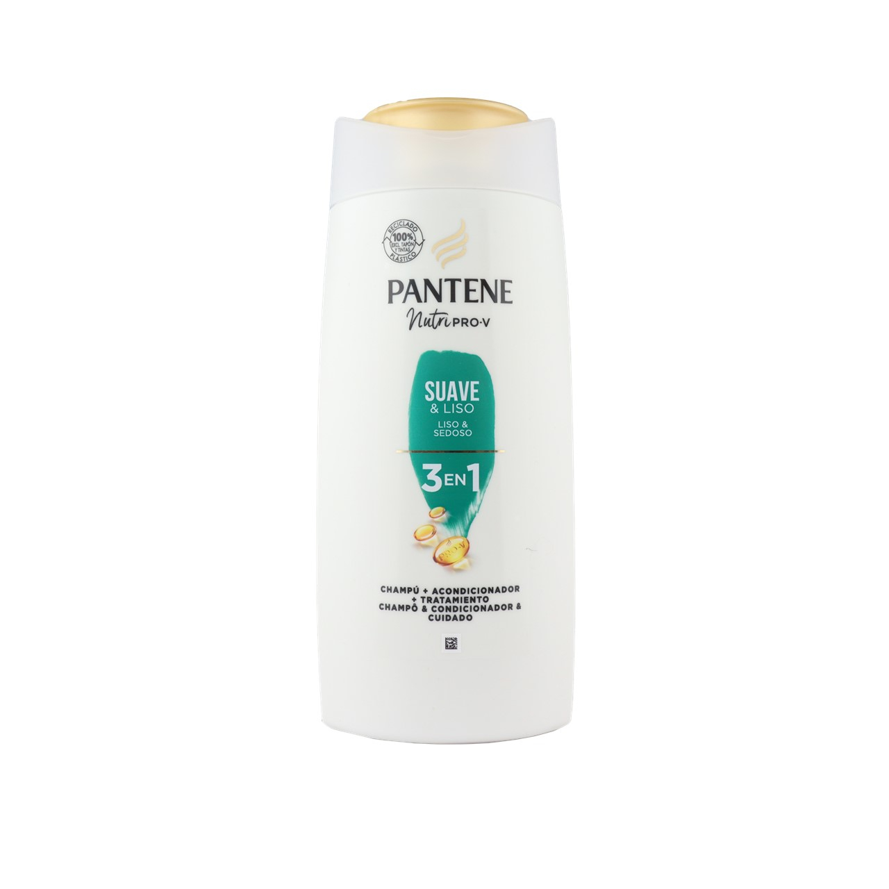 Pantene Nutri Pro-V Smooth & Sleek 3in1 Shampoo 675ml (22.82fl oz)