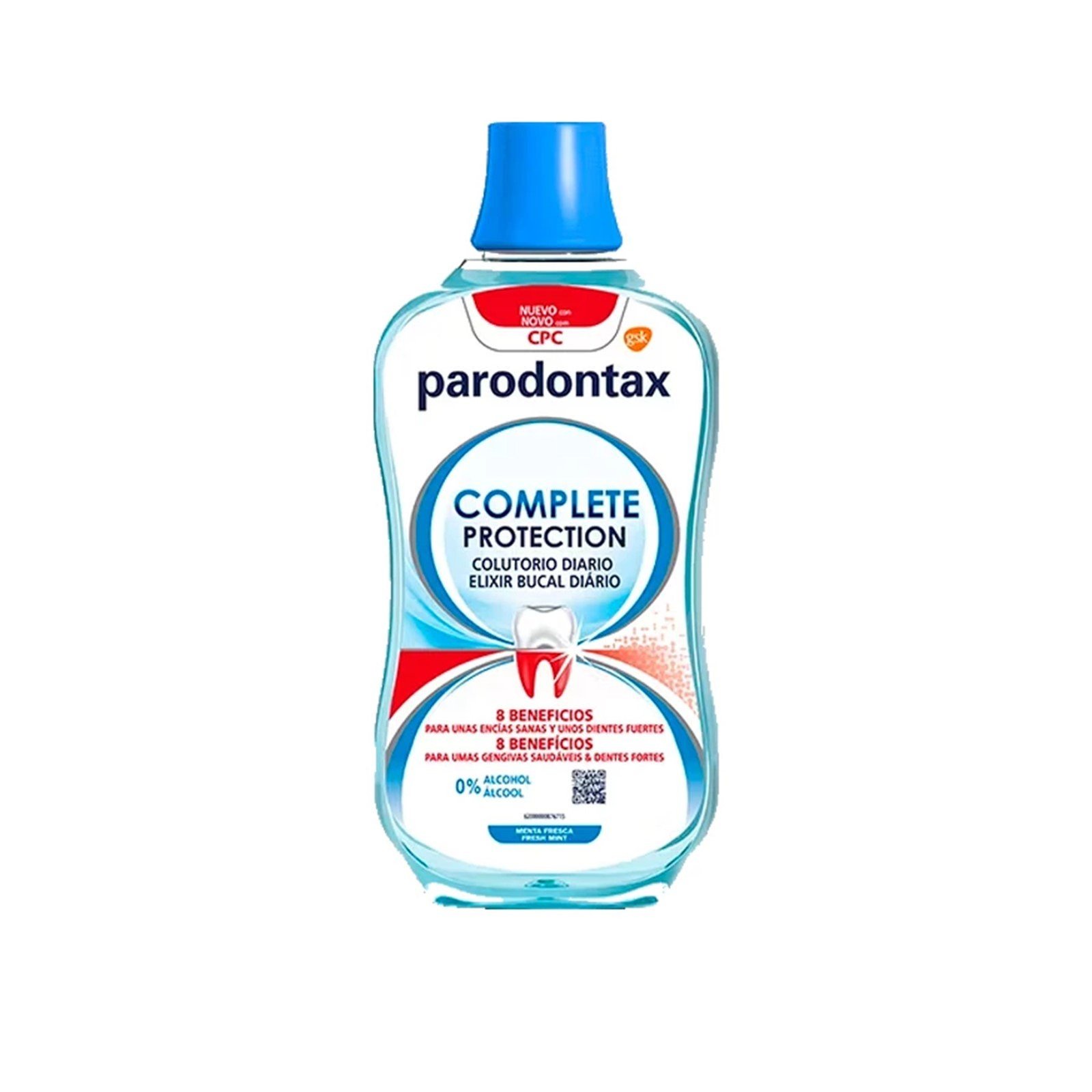 Parodontax Complete Protection Fresh Mint Mouthwash 500ml (16.9 fl oz)