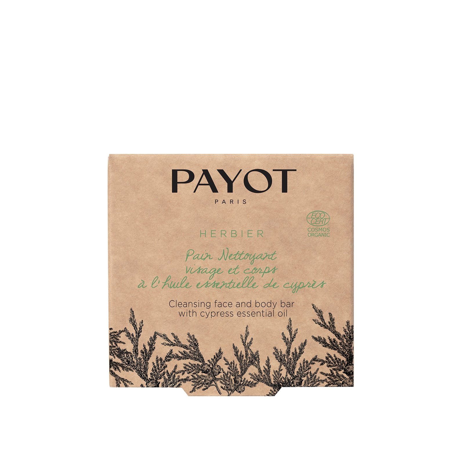 Payot Herbier Cleansing Face And Body Bar With Cypress Essential Oil 85g (2.9 oz)