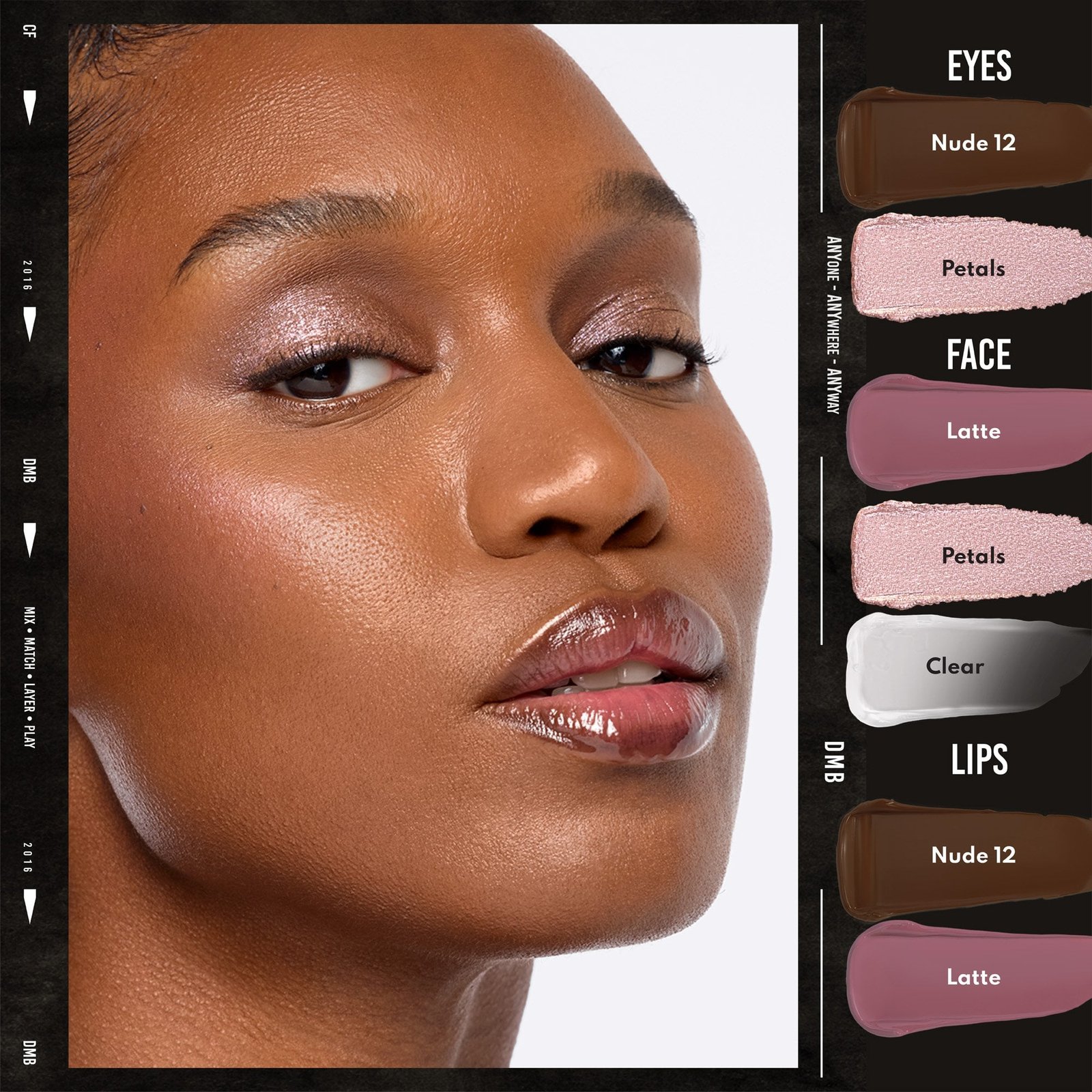 Danessa Myricks Beauty Colorfix Foils Waterproof Liquid Pigment Petals 10ml (0.34floz)