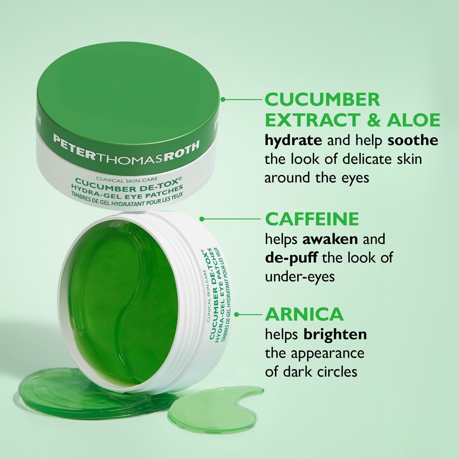 Peter Thomas Roth Cucumber De-Tox™ Hydra-Gel Eye Patches x30 Pairs