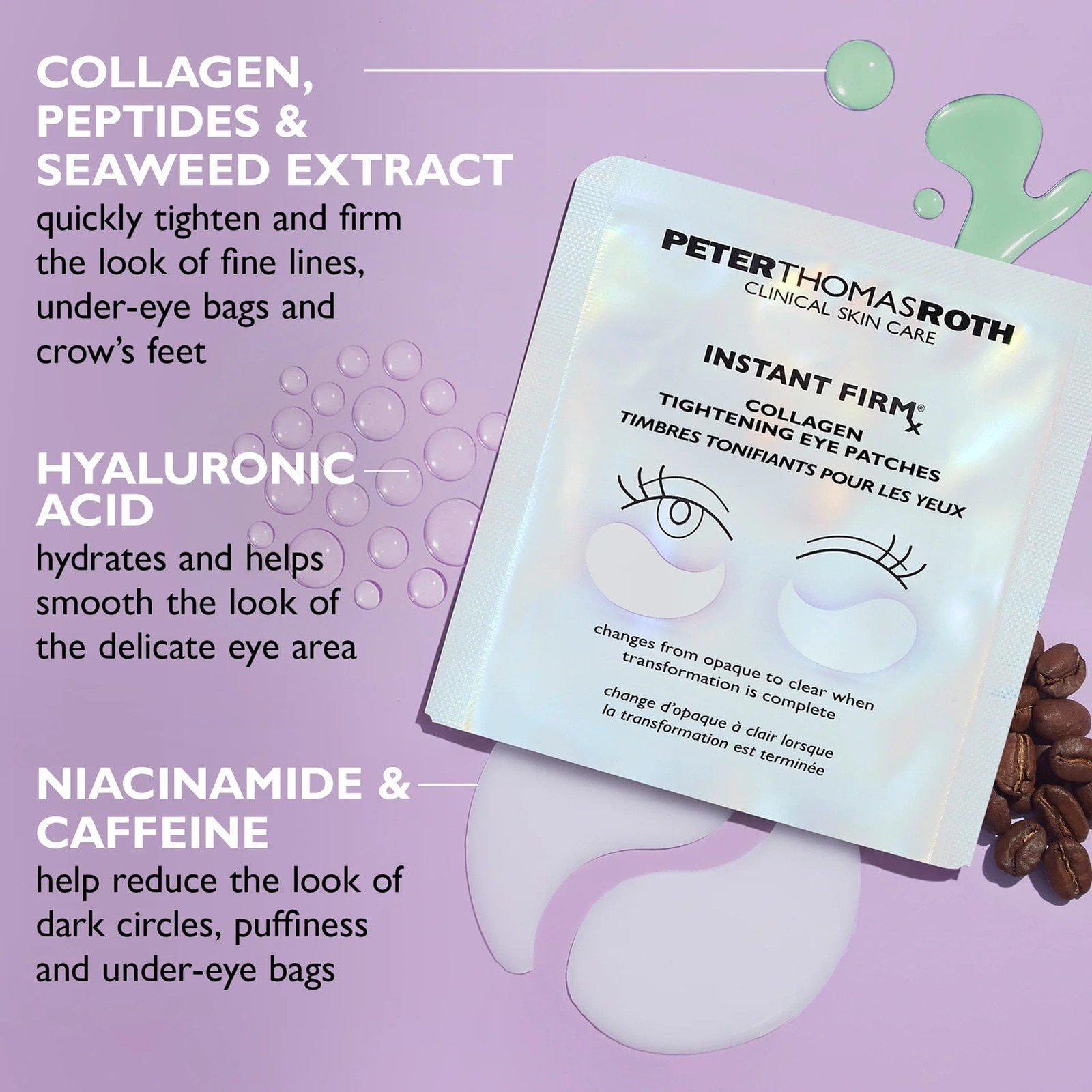 Peter Thomas Roth Instant FIRMx® Collagen Tighteneing Eye Patches x8 Pairs