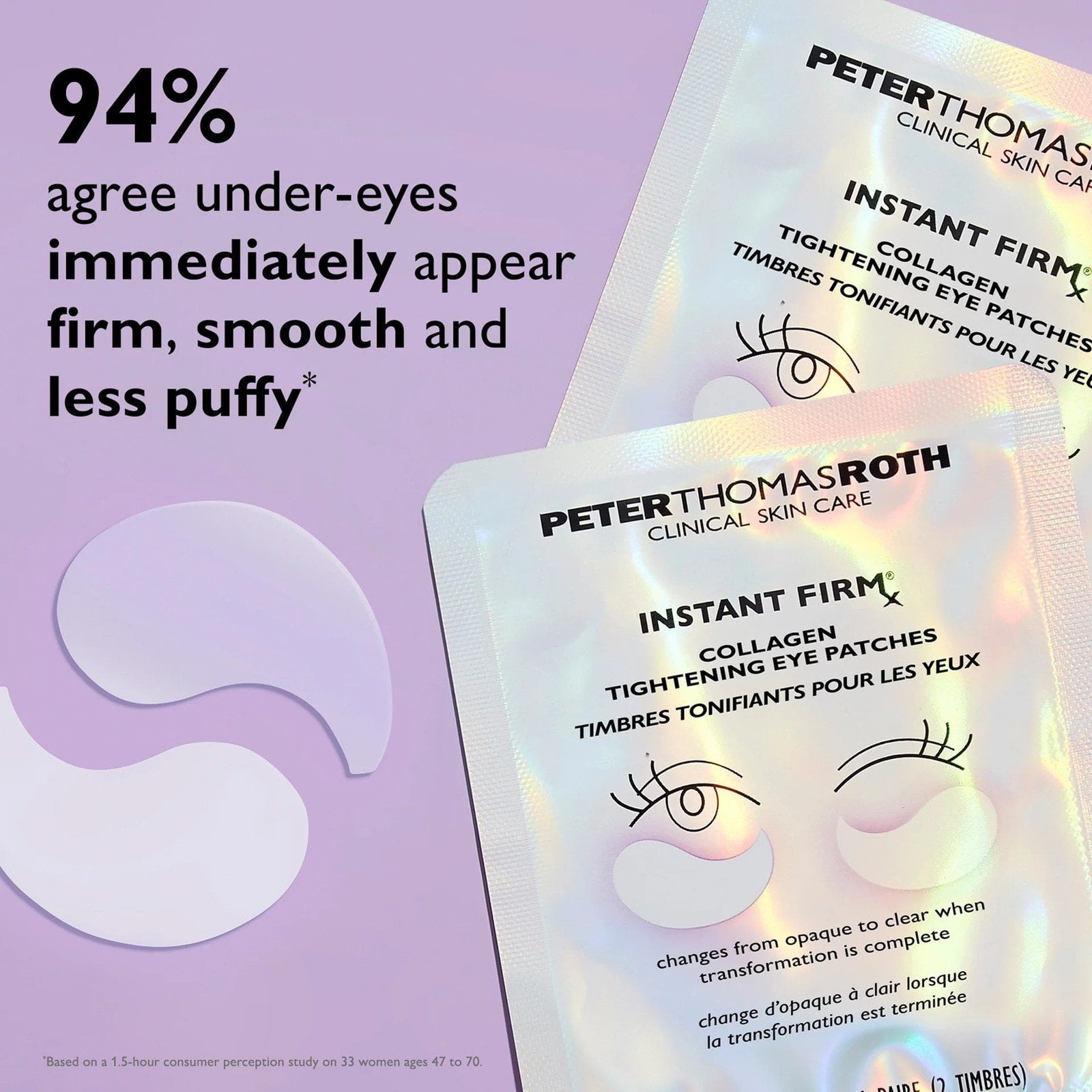 Peter Thomas Roth Instant FIRMx® Collagen Tighteneing Eye Patches x8 Pairs