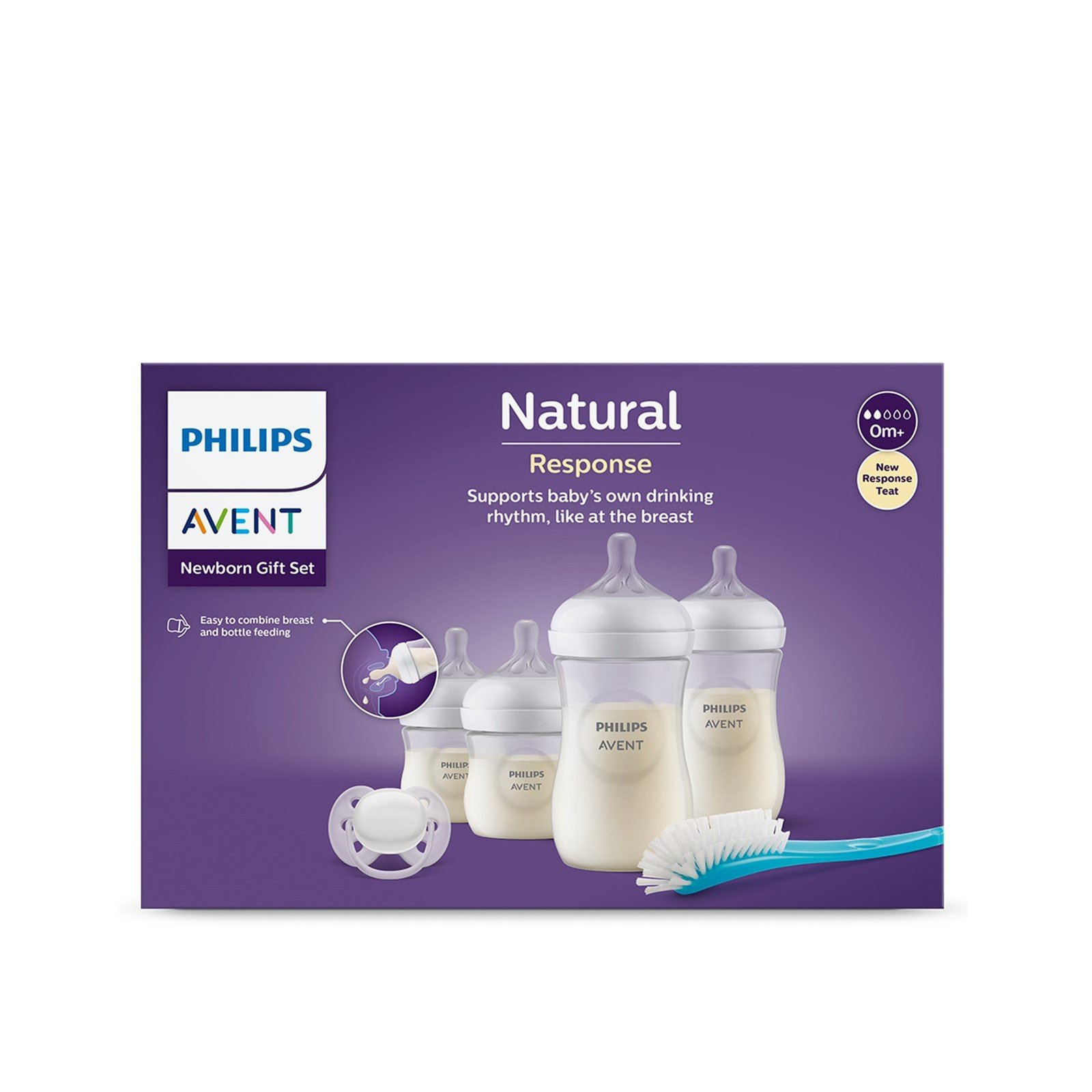 Philips Avent Baby Bottle & Teat Nipple Brush Easy Cleaning
