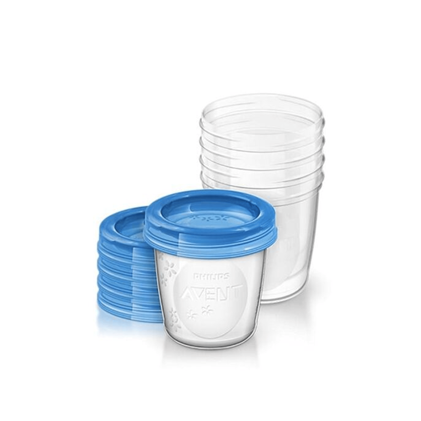 Philips Avent Reusable Breast Milk Storage Cups 0m+ 180ml x5 (5x 6 oz)