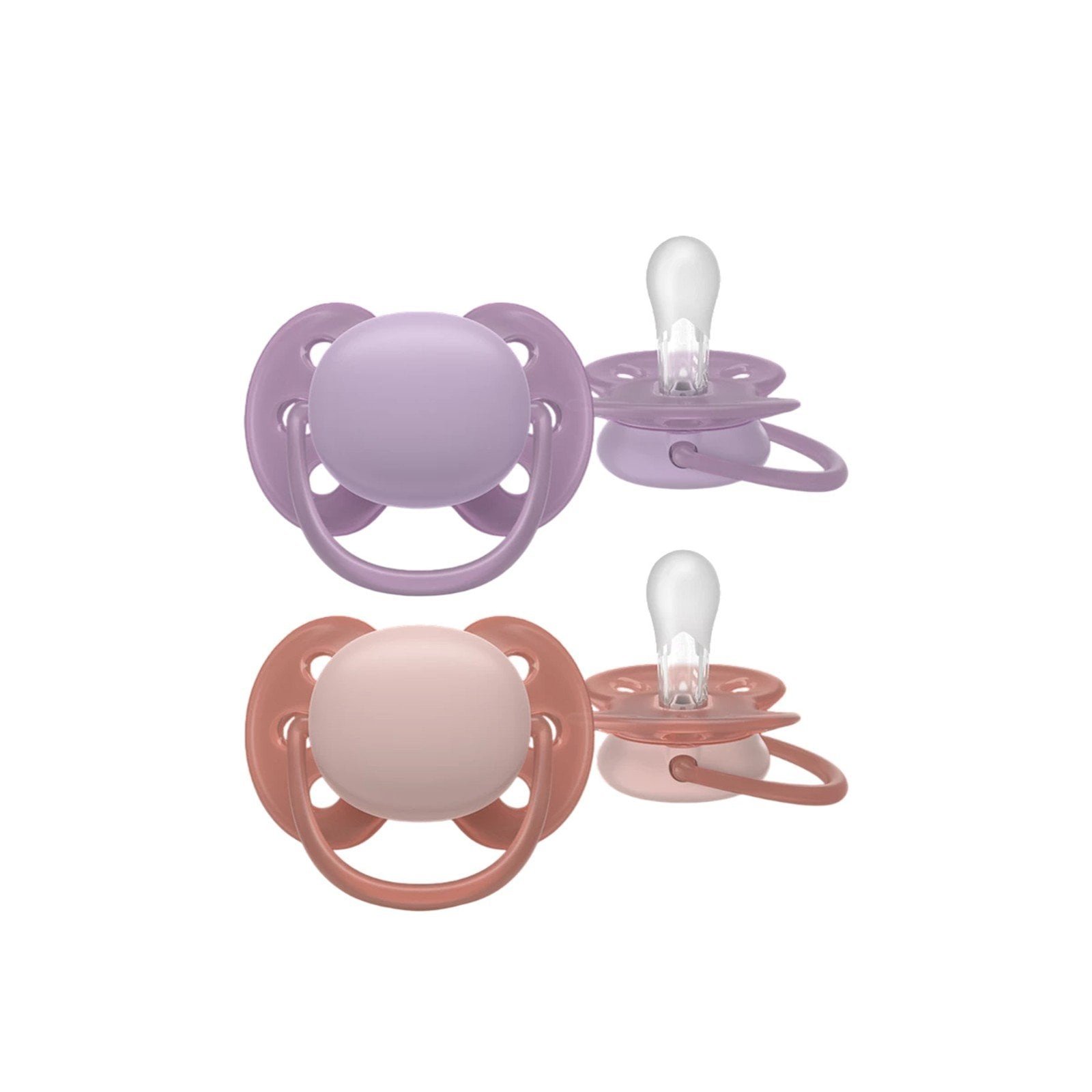 Philips Avent Ultra Soft Pacifier 18m+ Purple/Pink x2