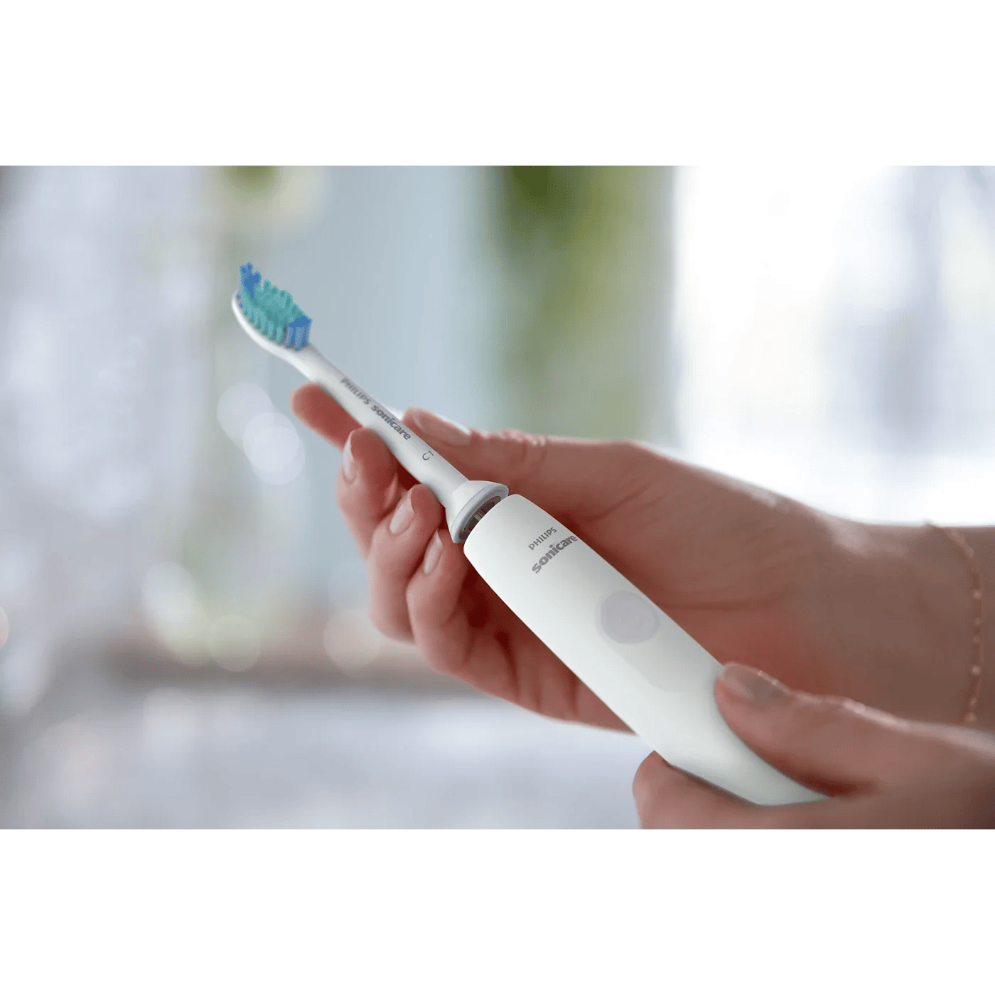 Philips Sonicare Cepillo Eléctrico Limpieza Excepcional 1100 HX3641/02 Blanco