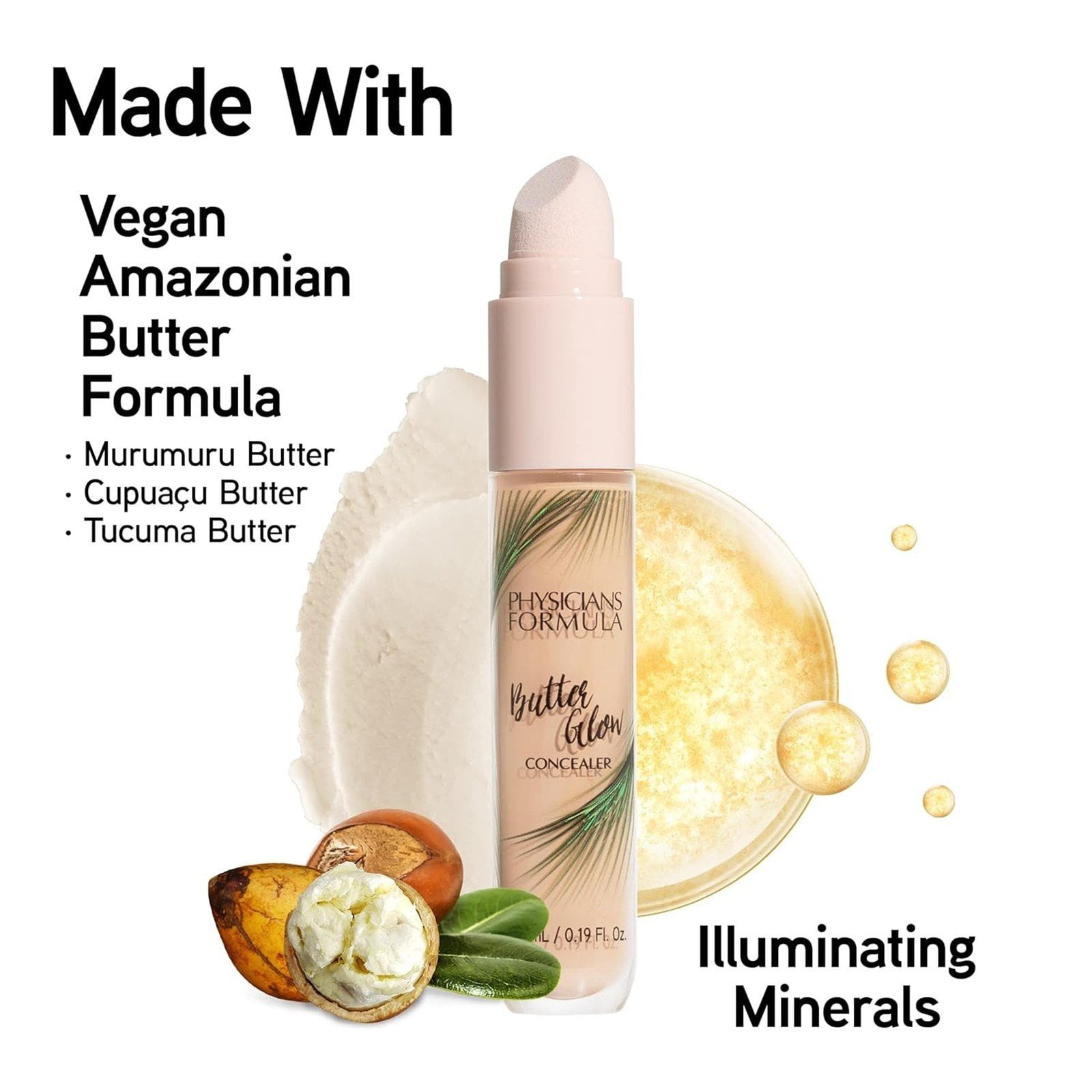 Physicians Formula Butter Glow Concealer Medium-to-Tan 5.6ml