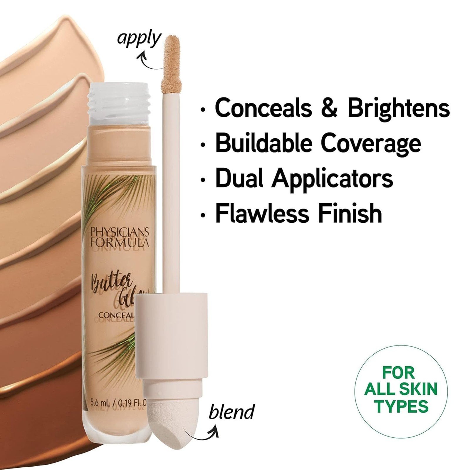 Physicians Formula Butter Glow Concealer Medium-to-Tan 5.6ml