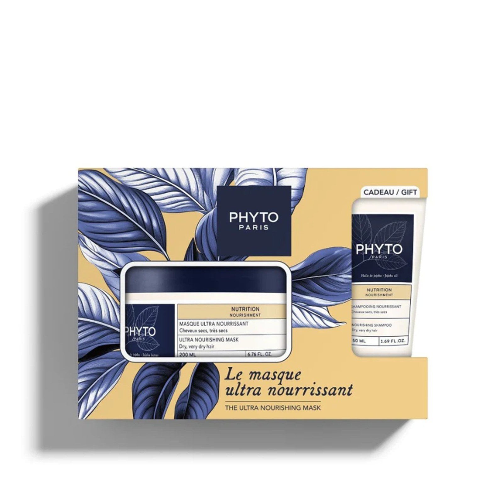 Phyto Nourishment Ultra Nourishing Mask 200ml + Nourishment Nourishing Shampoo 50ml