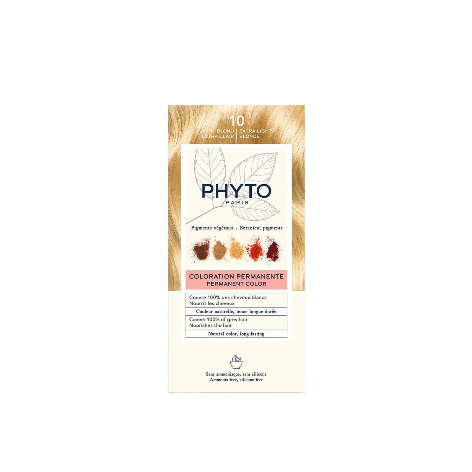 Phytocolor Permanent Color Shade 10 Extra Light Blonde