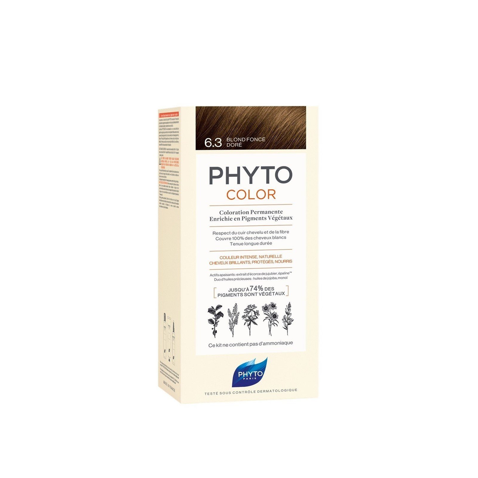 Phytocolor Cor Permanente Tom 6.3 Louro Escuro Dourado