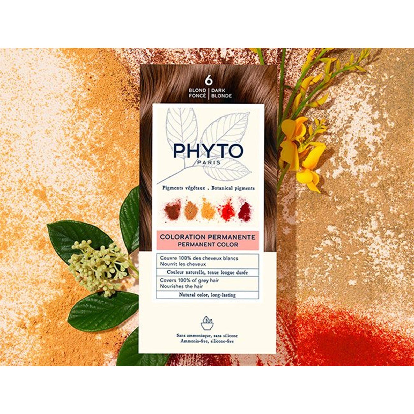 Phytocolor Permanent Color Shade 6 Dark Blonde