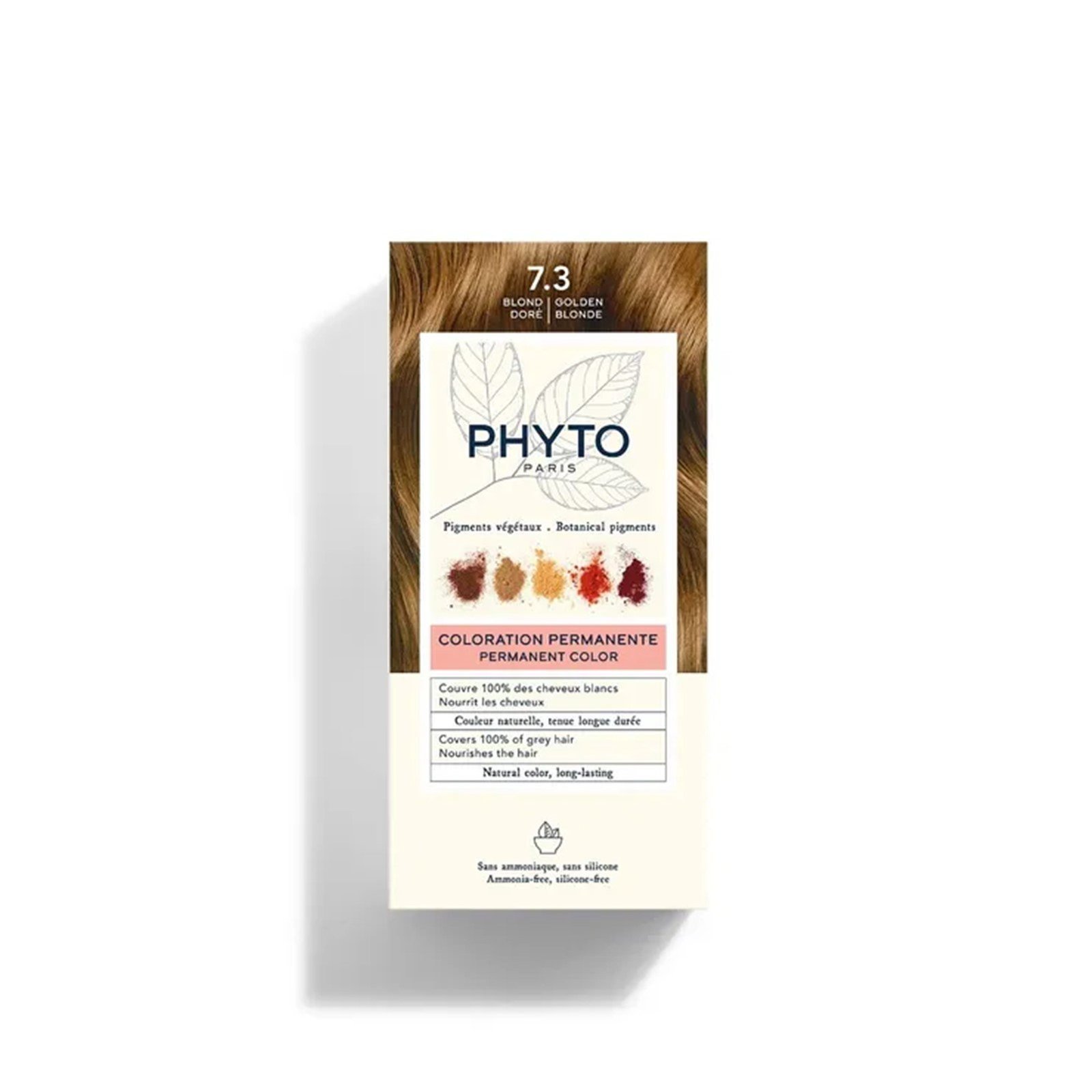 Phytocolor Permanent Color Shade 7.3 Golden Blonde