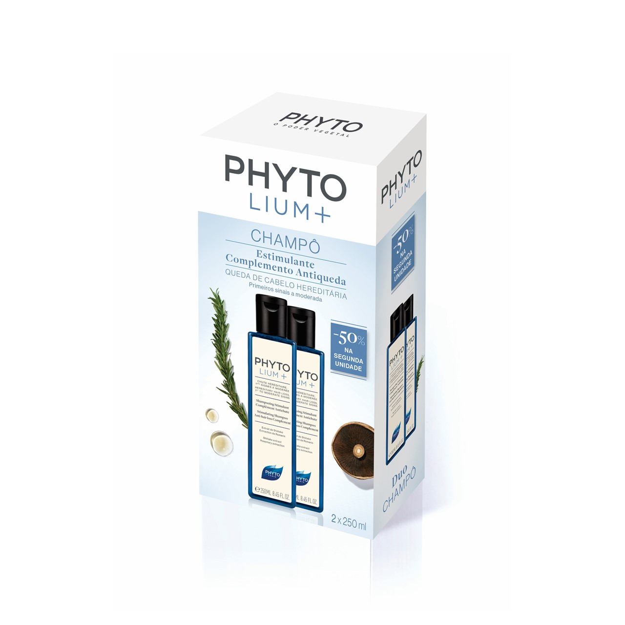 Phytolium+ Anti-Hair Loss Complement Shampoo for Men 250ml x2