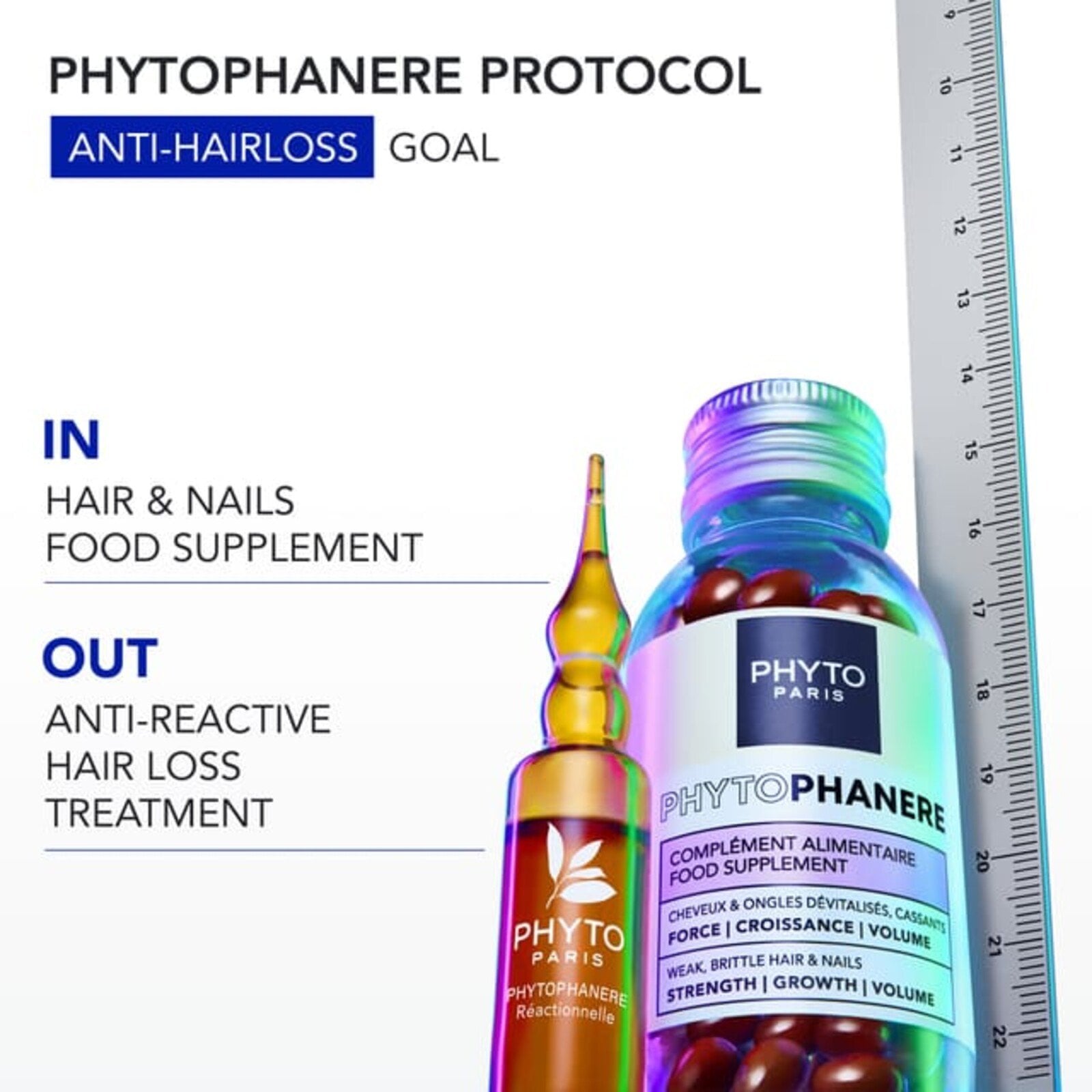 Phytophanere Anti-Reactive Hair Loss Treatment 12x5ml