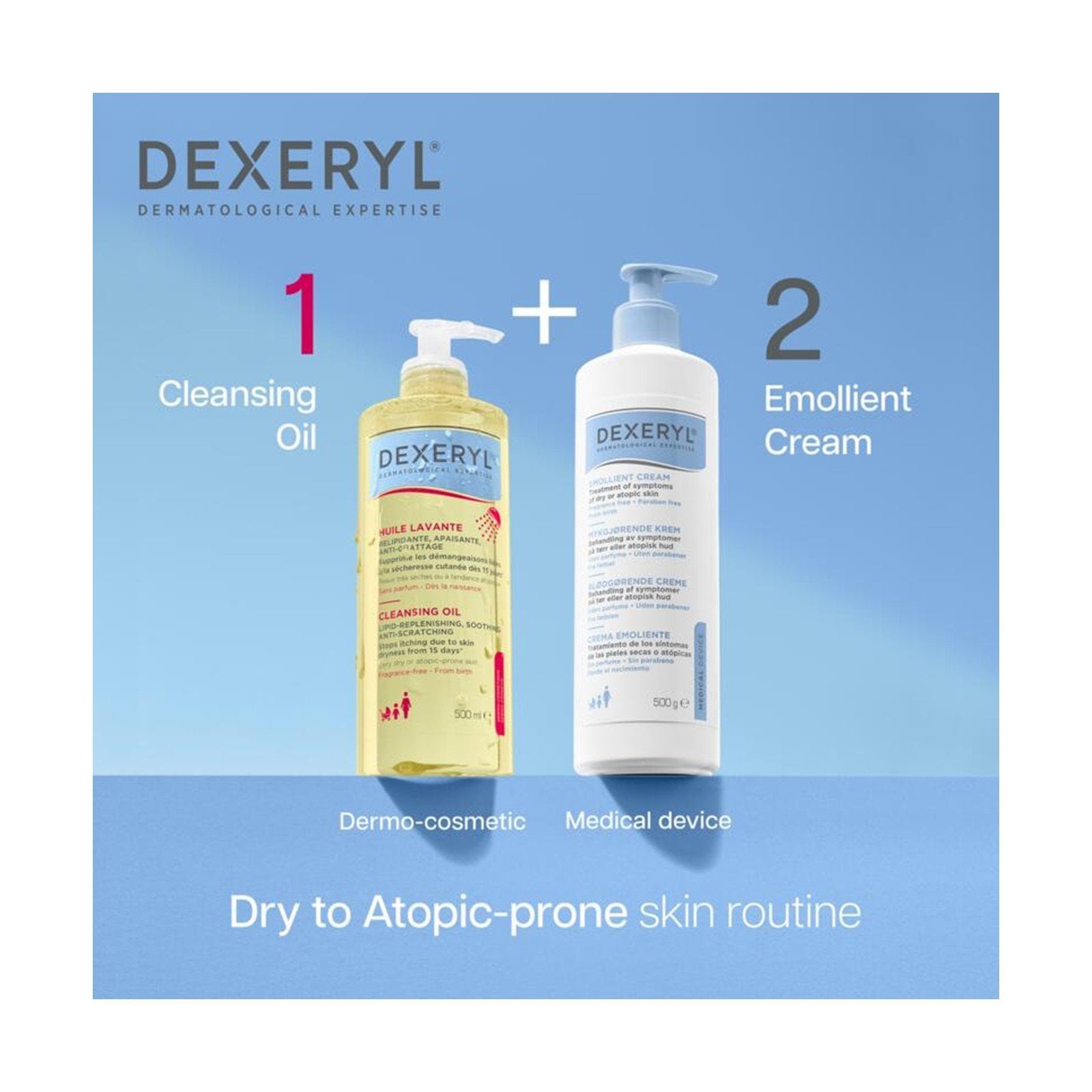 Pierre Fabre Dermatologie Dexeryl Emollient Cream 500g