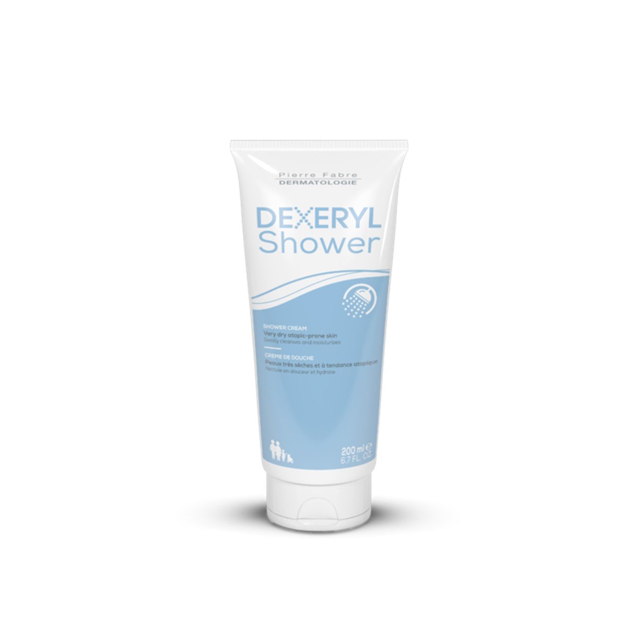 Pierre Fabre Dermatologie Dexeryl Shower Cleansing Cream 200ml (6.76fl oz)