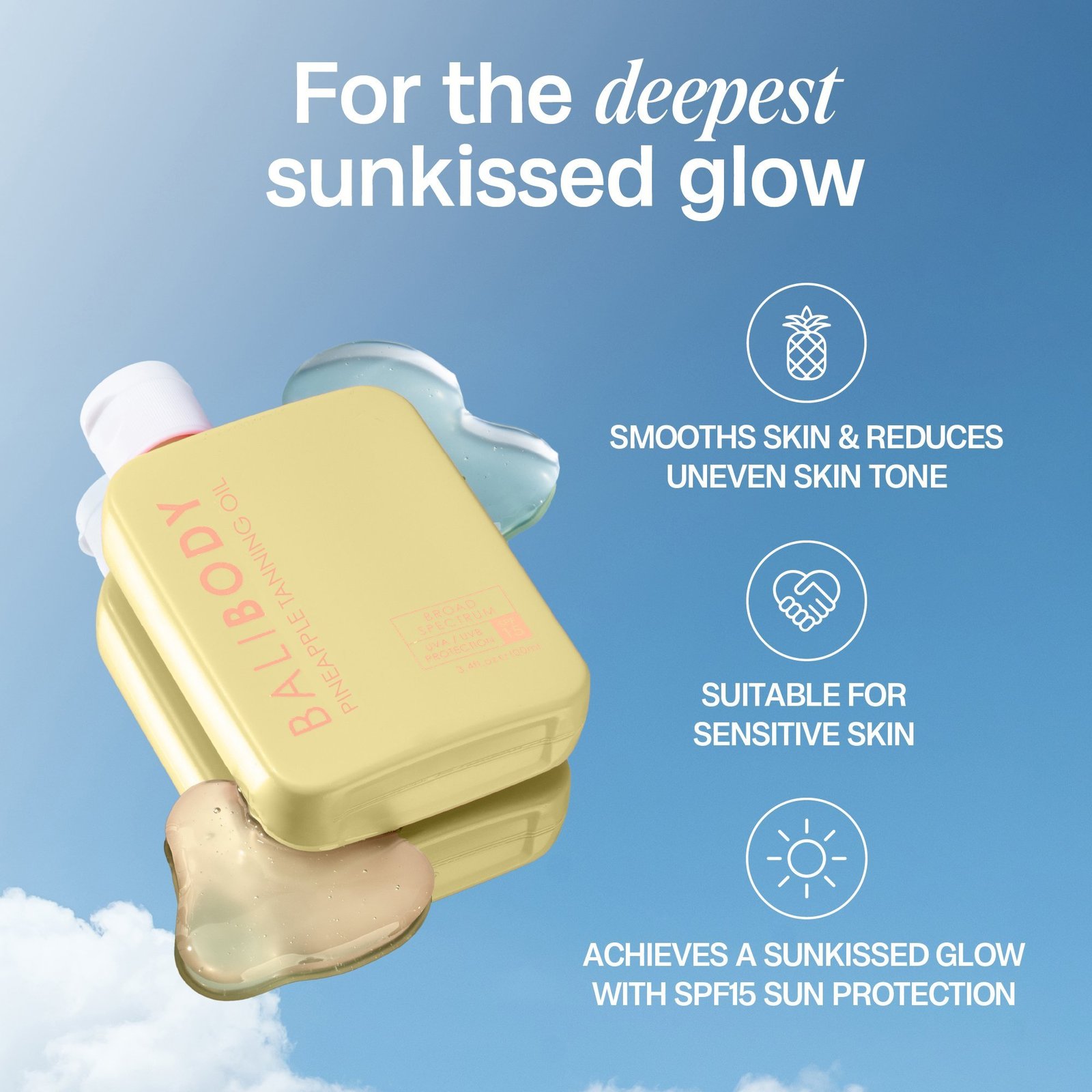 Bali Body Pineapple Tanning Oil SPF15 100ml