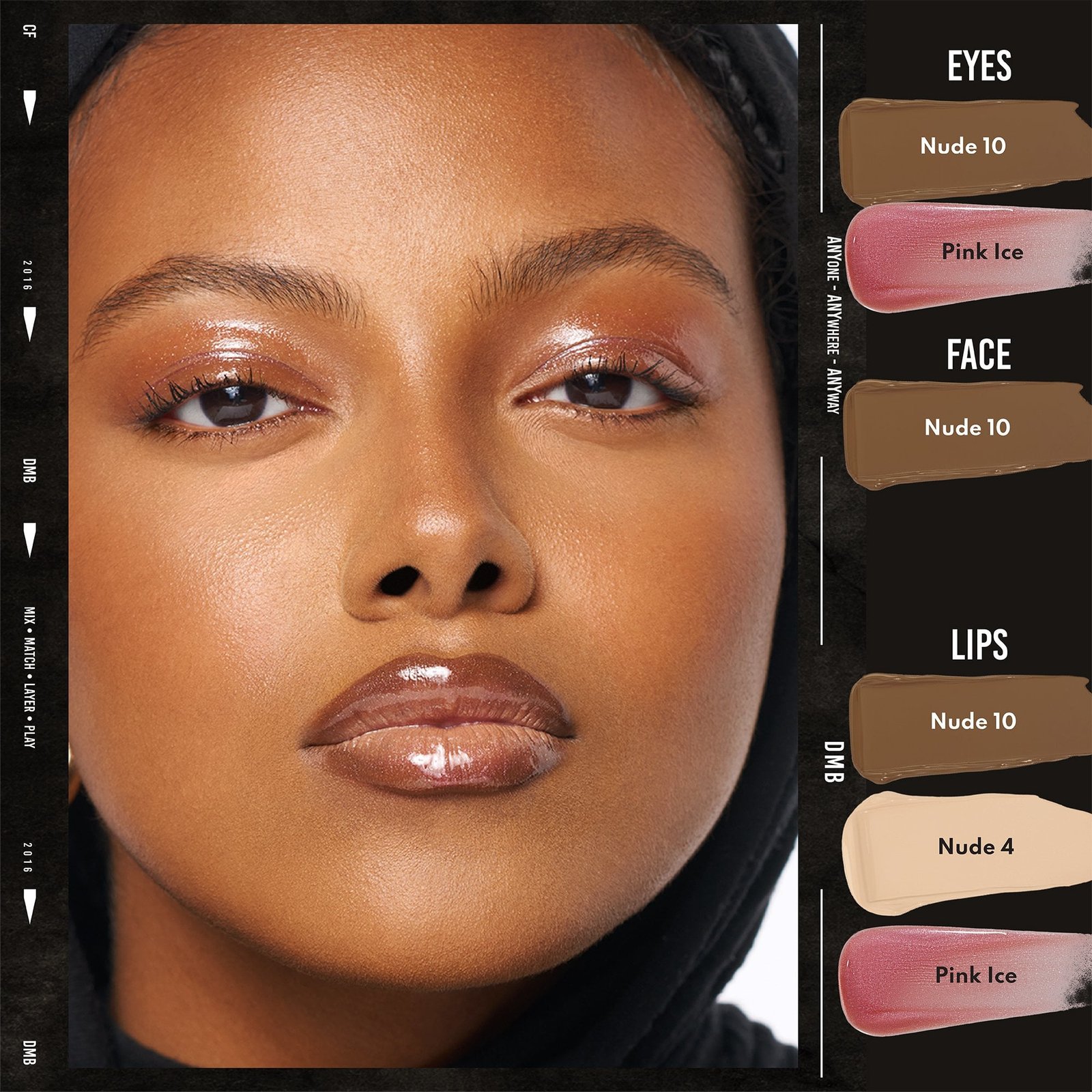 Danessa Myricks Beauty Colorfix Glazes Waterproof Longwear Gloss Pink Ice 10ml (0.34floz)