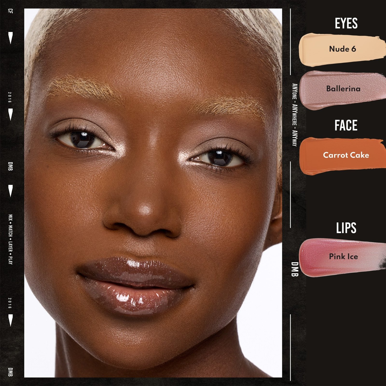 Danessa Myricks Beauty Colorfix Glazes Waterproof Longwear Gloss Pink Ice 10ml (0.34floz)