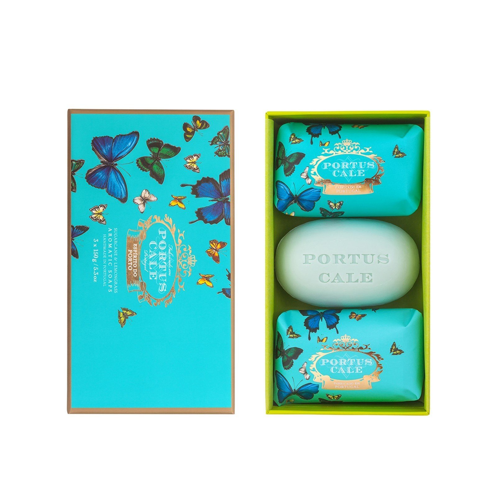Portus Cale Butterflies Soap Bar