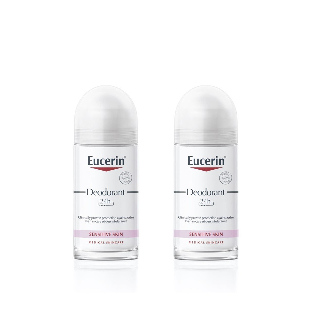Eucerin Deodorant Sensitive Skin 24h Roll-On 50ml x2 (2x1.69fl oz)