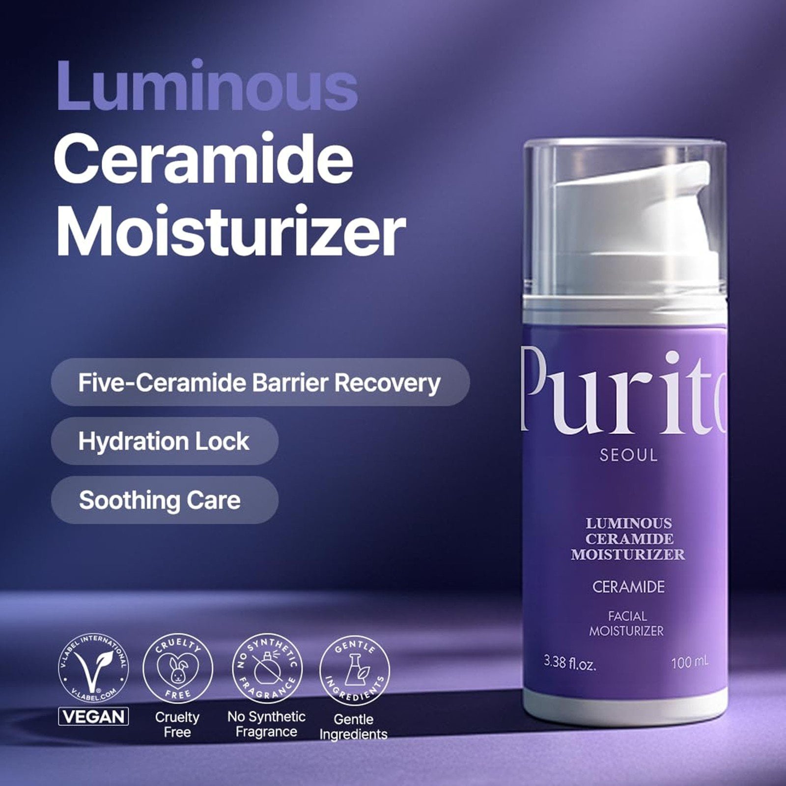 PURITO Luminous Ceramide Moisturizer 100ml