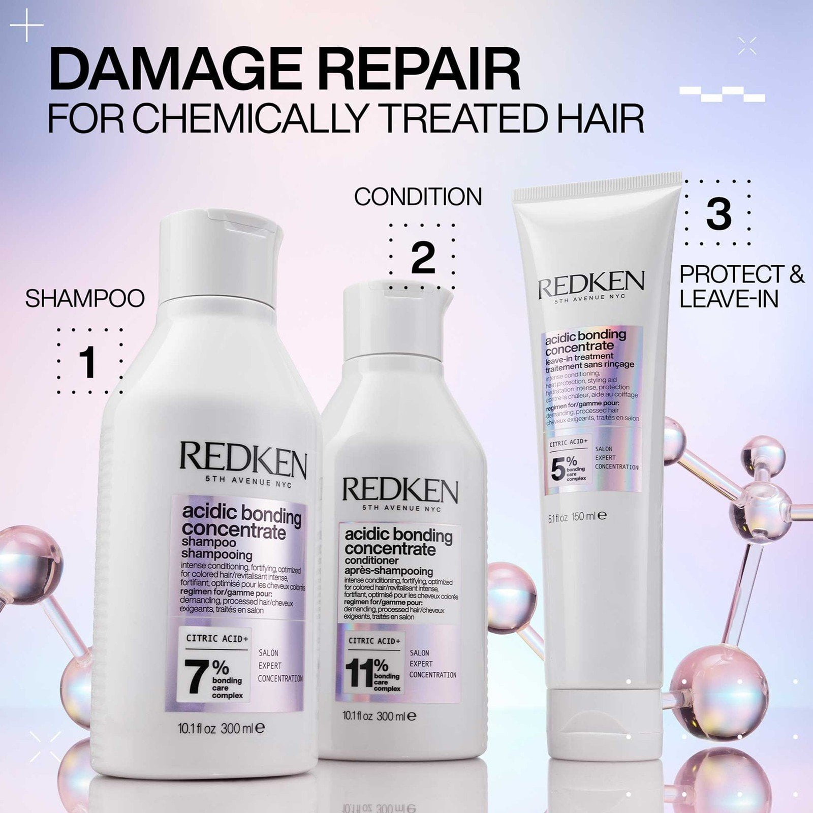 Redken Acidic Bonding Concentrate Conditioner Damaged Hair 300ml
