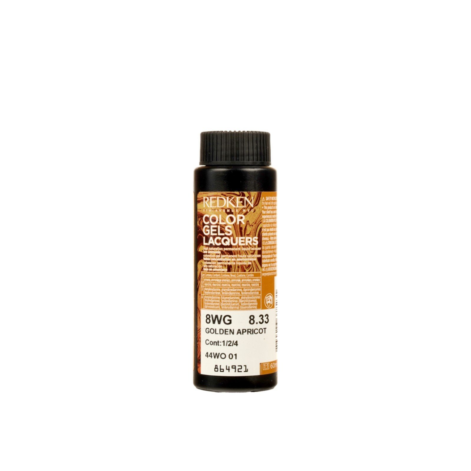 Redken Color Gels Lacquers Permanent Hair Dye 8WG Golden Apricot 60ml (2.03 fl oz)