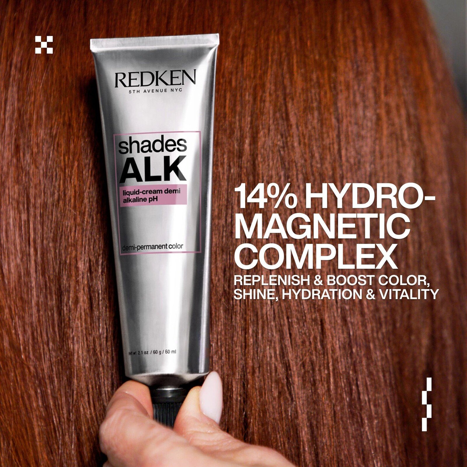 Redken Shades ALK Liquid-Cream Alkaline pH Demi-Permanent Hair Dye 10P Ivory Pearl 60ml