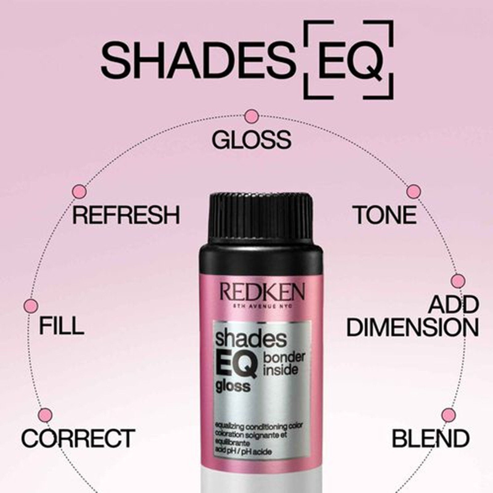 Redken Shades EQ Gloss Bonder Inside Demi-Permanent Hair Dye 08WG Golden Apricot 60ml
