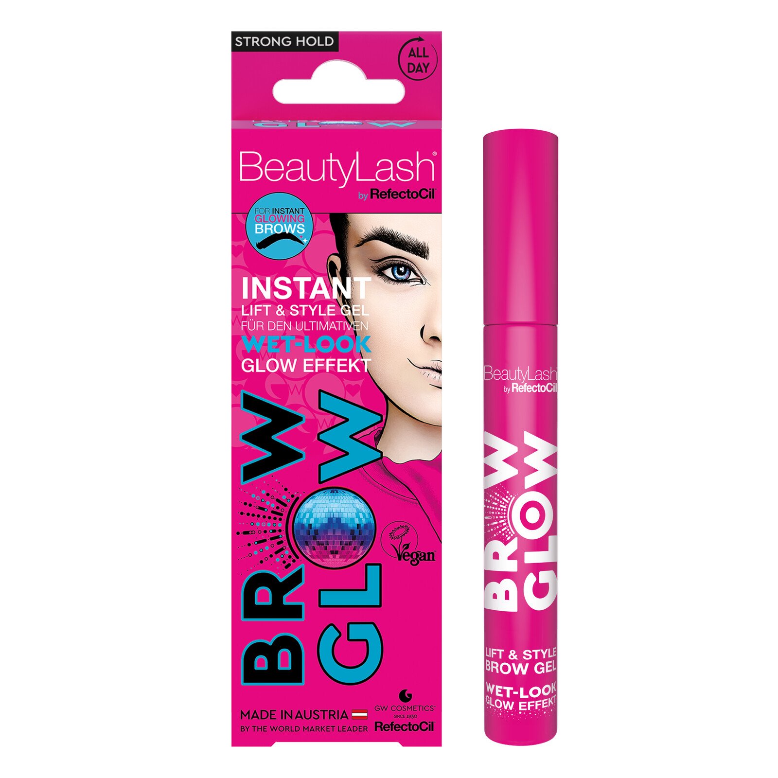 Refectocil BeautyLash Brow Glow Instant Lift Style Gel Strong Hold 14ml