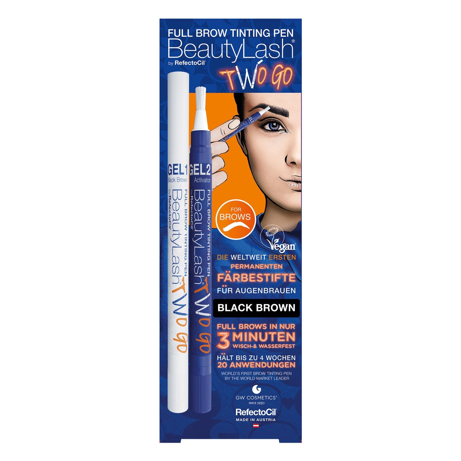 RefectoCil BeautyLash Full Brown Tinting Pen Black Brown