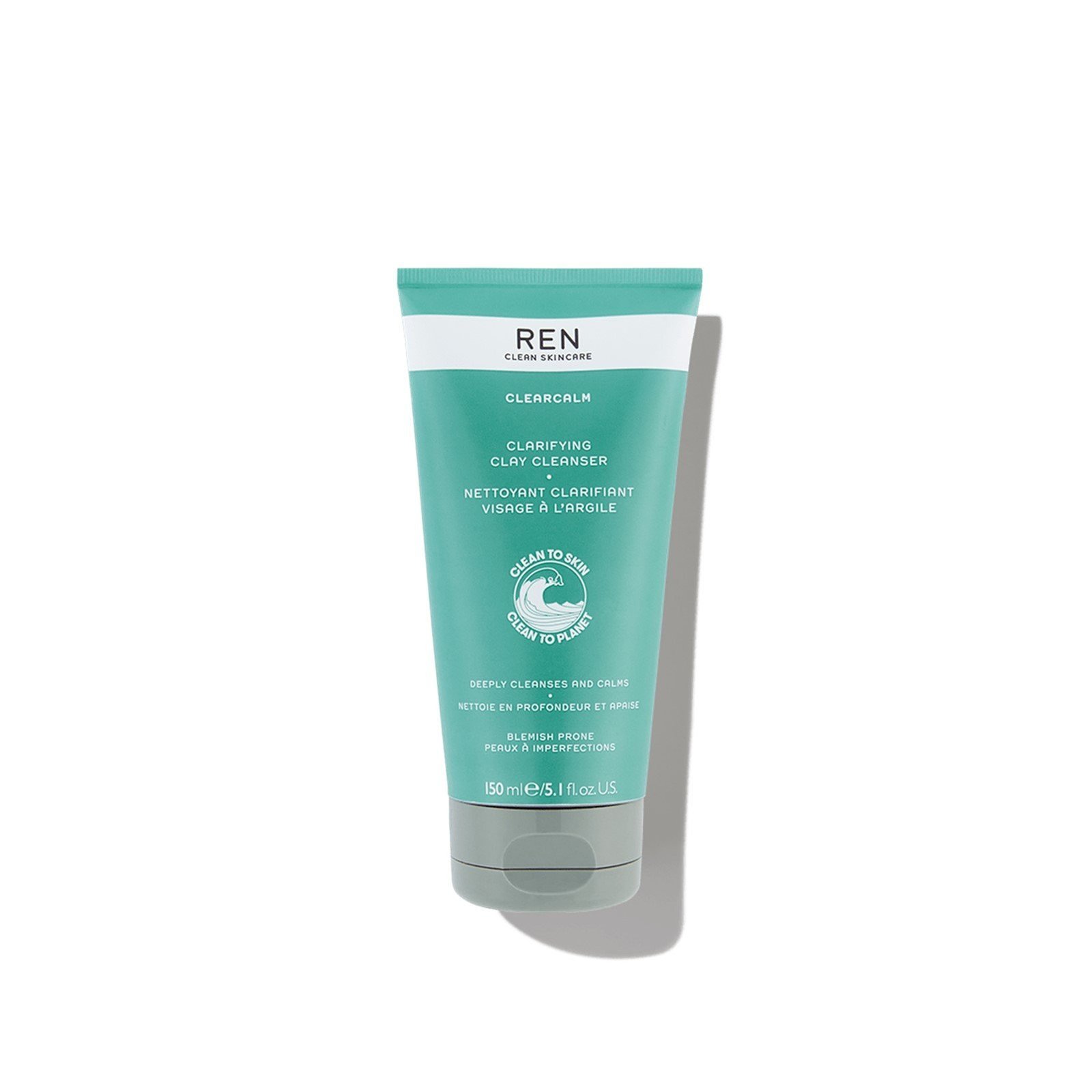 REN ClearCalm Clarifying Clay Cleanser 150ml