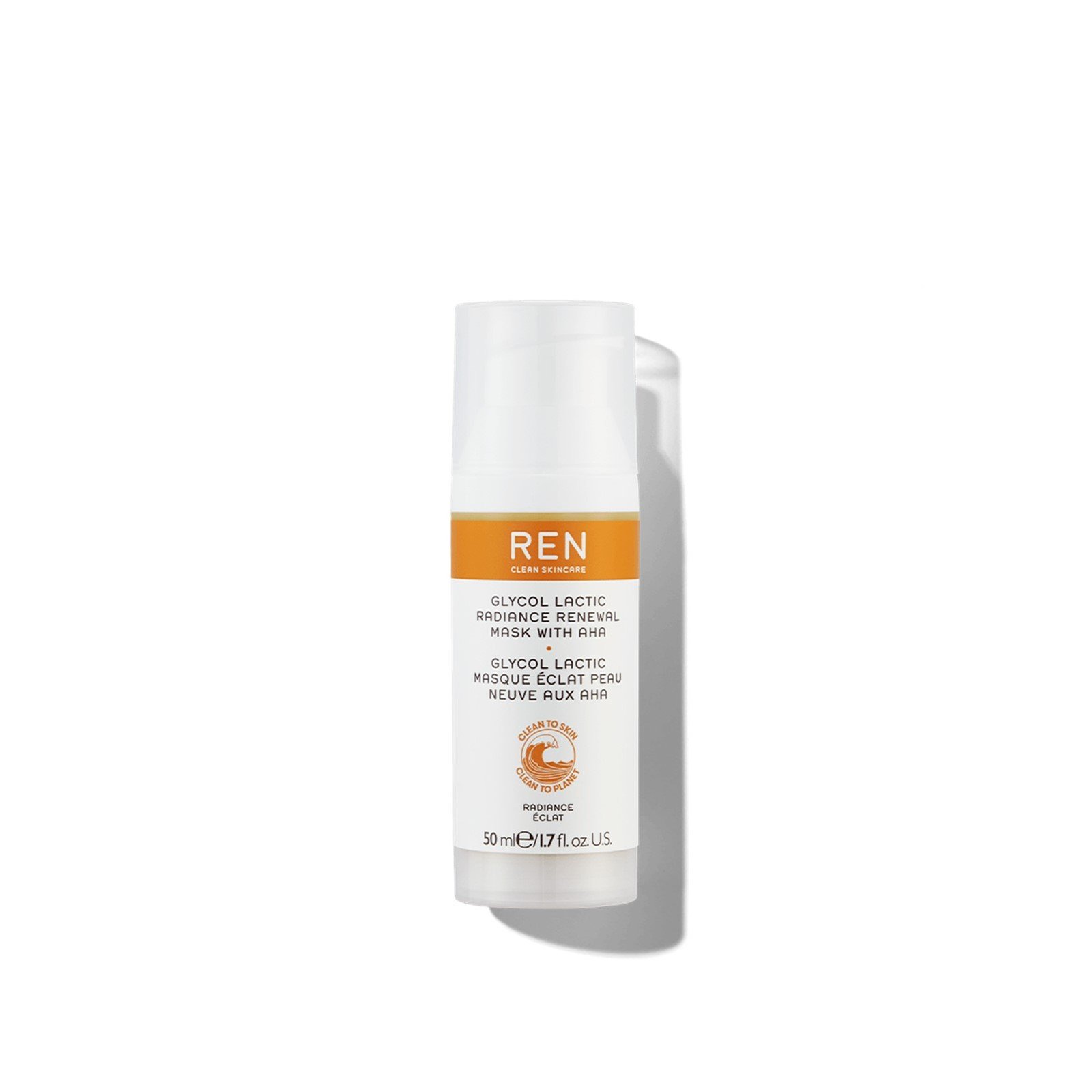 REN GlycoL Lactic Radiance Renewal Mask 50ml (1.7floz)