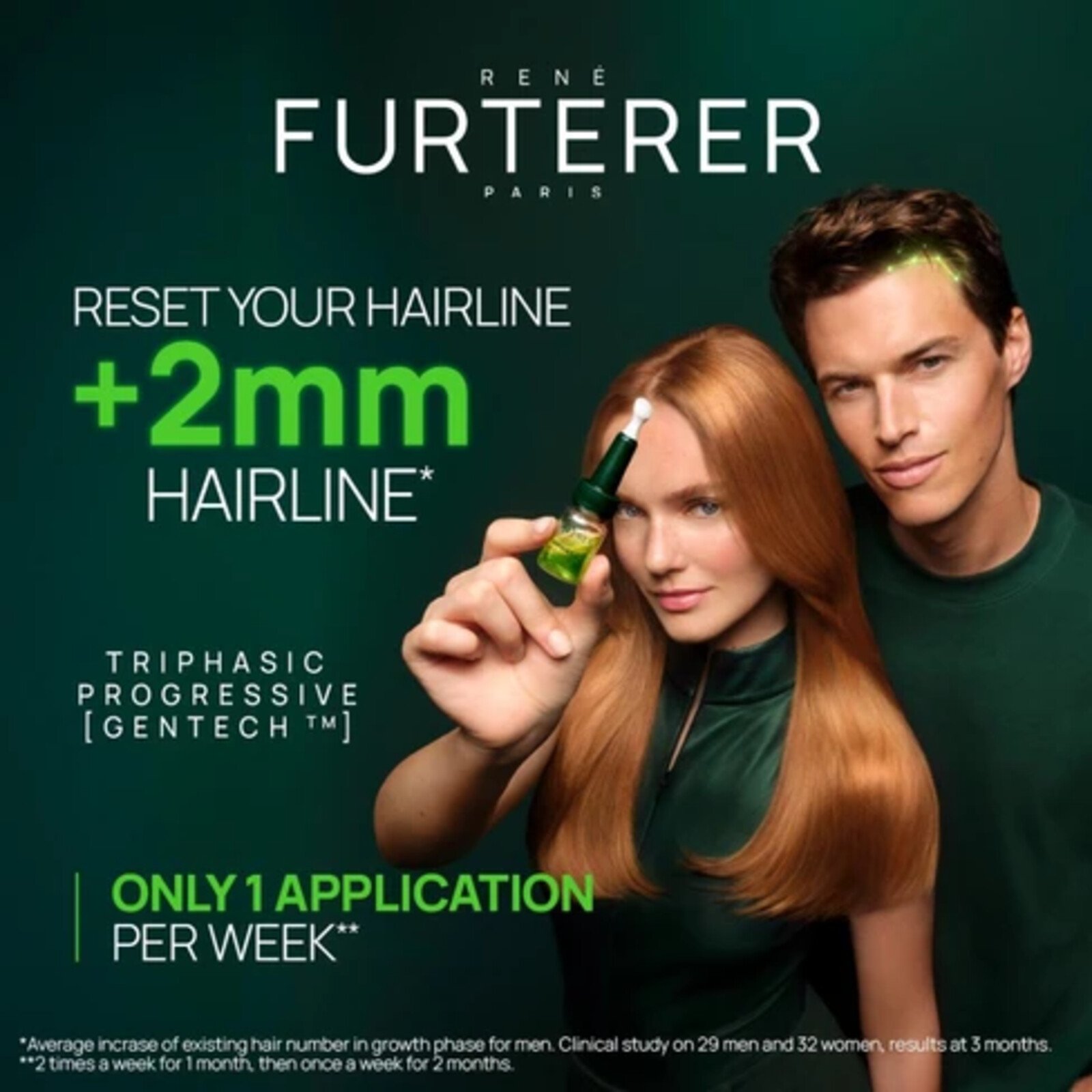 René Furterer Triphasic Progressive Langlebigkeit & Dichte Anti-Haarausfall Behandlung 8x5.5ml